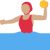 🤽🏽‍♀️ woman playing water polo: medium skin tone display on Twitter